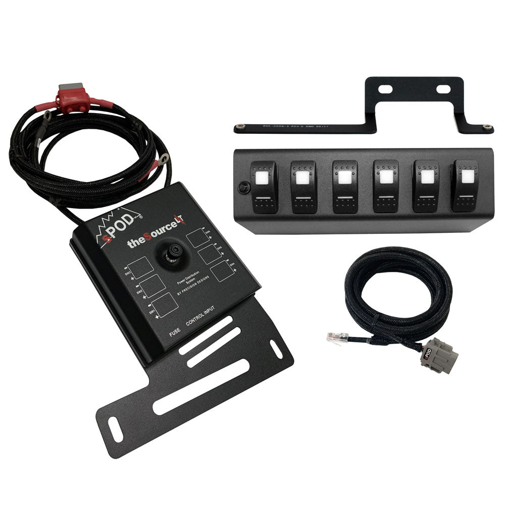 Spod sPOD SourceLT w Blue LED Switch panel for JK 2009-2018 873115 | 873115