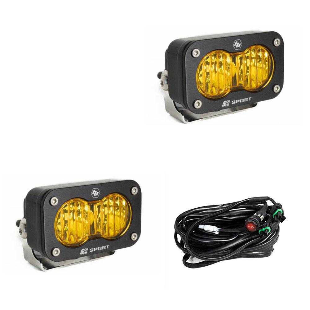 Baja Designs Baja Designs S2 Sport Pair Wide Cornering LED Amber 547815 | 547815