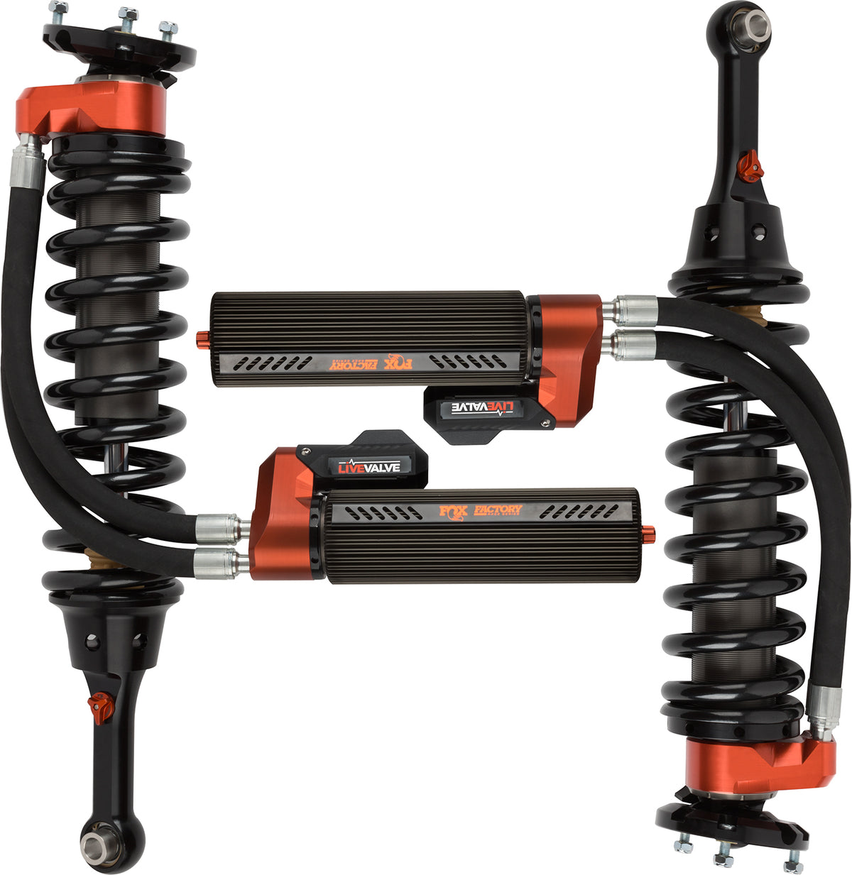 Fox Racing Shox FOX Kit: 19-ON Ford Raptor Front Coilover Live Valve Internal Bypass 3.0 Series R R 7.9 Inch 0-2 Inch Lift 883-06-153 | 883-06-153