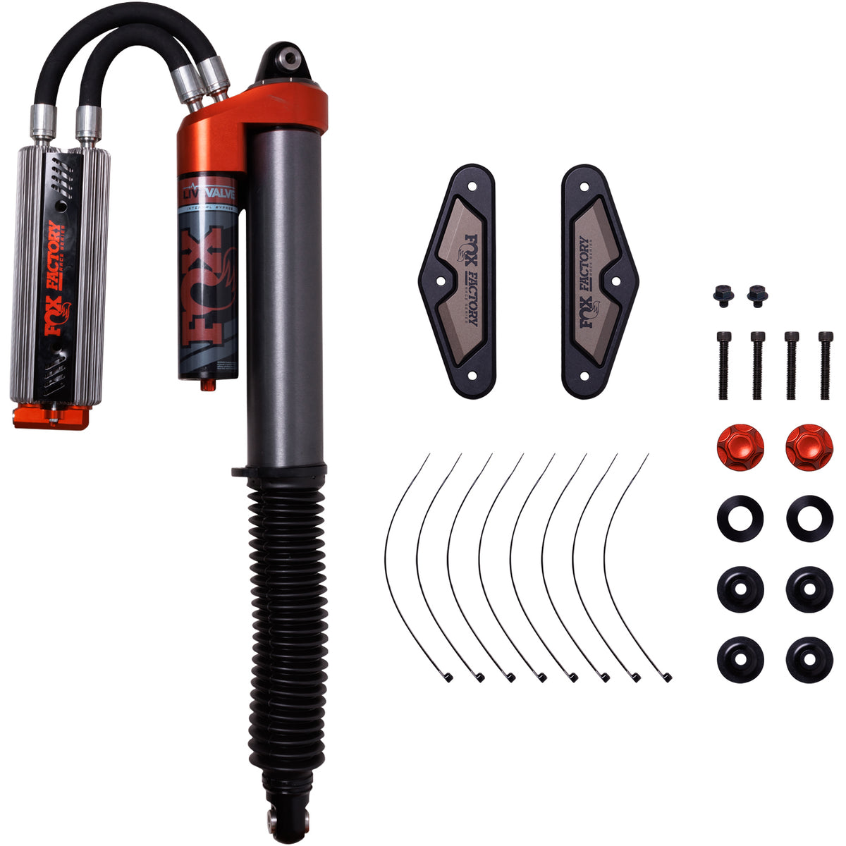 Fox Racing Shox Fox Shock Racing Kit: 21.5-ON Ford Raptor Rear Live Valve Internal Bypass 3.0 Series P B External Cooler 0-1 Lift 883-06-183 | 883-06-183