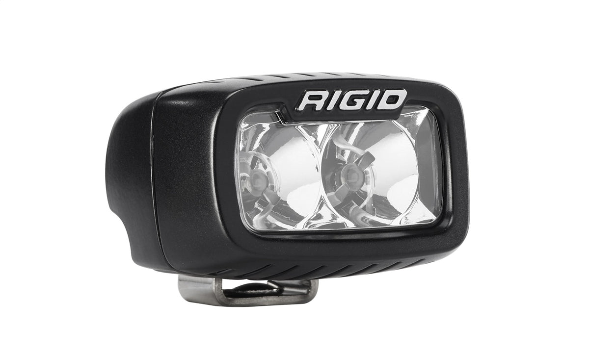 Rigid Industries SR-M Series PRO, Flood Optic, Surface Mount, Black Housing, Single - 902113