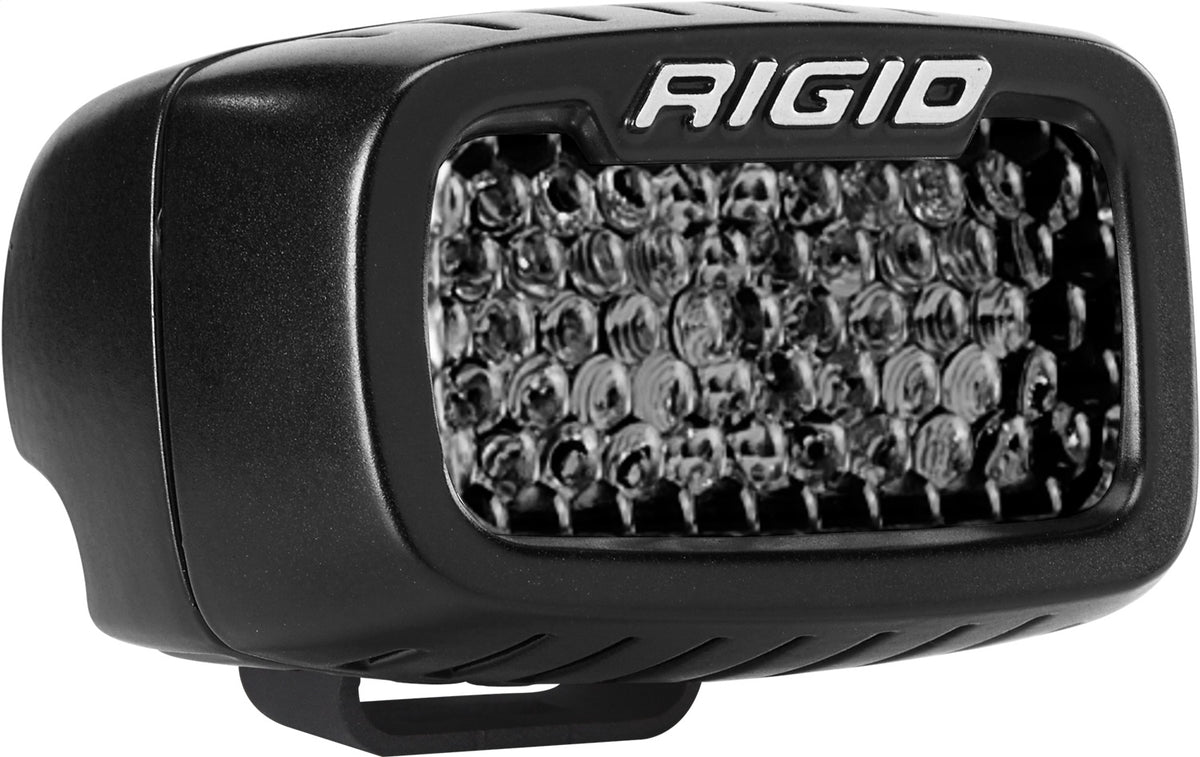 Rigid Industries SR-M Series PRO Midnight Edition, Spot Diffused, Surface Mount, Pair - 902513BLK