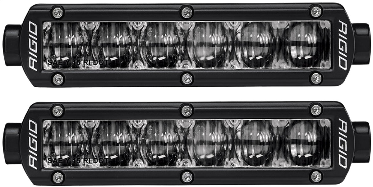 Rigid Industries SR-SERIES SAE J583 6 INCH FOG LIGHT PAIR | 906703