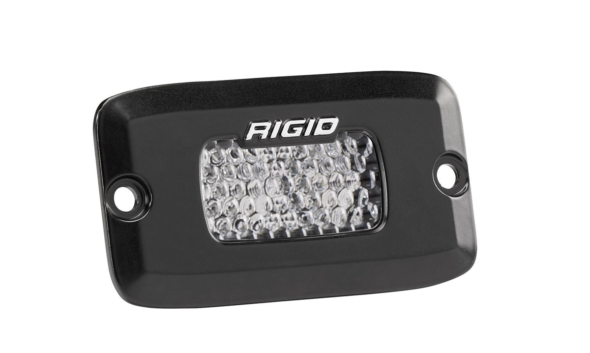 Rigid Industries SR-M Series PRO, Flood Diffused, Flush Mount, Black Housing, Single - 922513