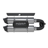 MBRP MBRP 2016 2021 Polaris RZR XP Turbo  Turbo S Stacked Dual Slip-on Performance Series AT-9518PT | AT-9518PT