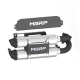 MBRP MBRP 2022 2024 Polaris RZR Turbo R Stacked Dual Slip-on Performance Series AT-9524PT | AT-9524PT