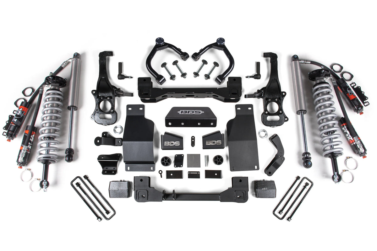 BDS Suspension 2019-2022 Chevy/GMC 1500 4wd 6 Coilover Suspension System With 2.5 Front w/DSC and 2.5 Rear w/DSC - Diesel | BDS784FPE