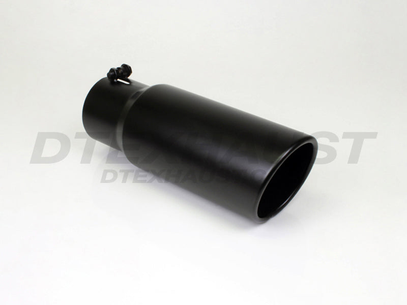 Different Trends Different Trends Black Powder Coated 6.00 x15.00 Rolled Slant Bolt On; i.d. 4.00 BQ9-406015RBK | BQ9-406015RBK