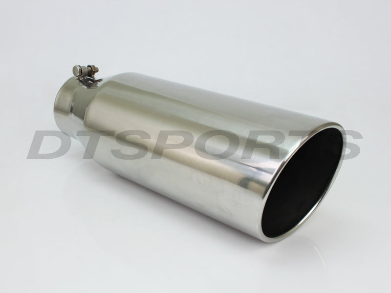 Different Trends Different Trends Bolt-On 6.00 x18.00 Rolled Slant Diesel Tips; i.d. 4.00 BQ9-406018RSL | BQ9-406018RSL