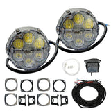 Nacho Offroad Technology Universal Reverse Mount Kit White | V3FM1
