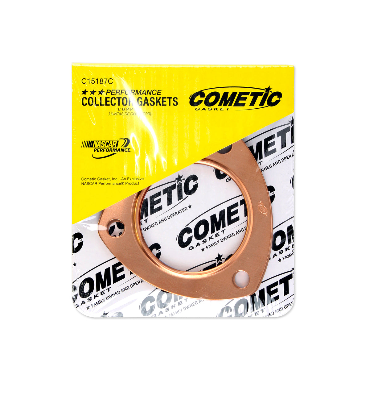 Cometic Gasket Cometic Exhaust Header Collector Gasket .043 Copper 2.5 Diameter Port 3.5 Bolt Circle Set C15187C | C15187C