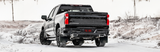 Pacbrake Pacbrake KICKBACK MUD FLAP SET UNIVERSAL BLACK POWDER COATED 14in W X 12in L HP10580-14-12 | HP10580-14-12