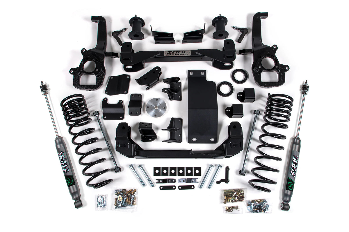 Zone Offroad 2020-2022 Ram 1500 4wd 6 Front 5 Rear Suspension Lift System | D96N