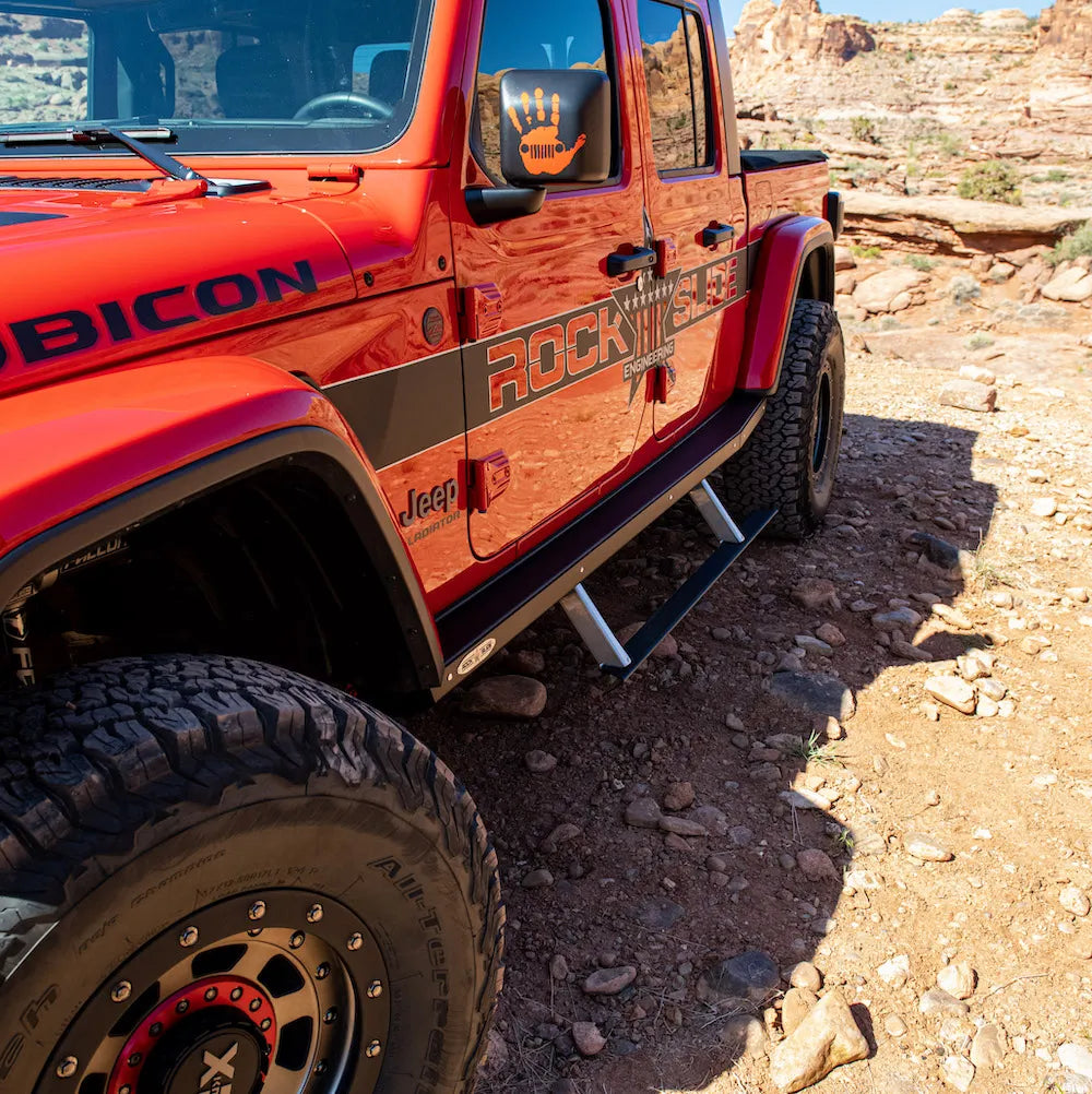 Rock Slide Engineering Rock Slider JT GLADIATOR STEP SUDERS 3RD GEN DRIVER SIDE SUB PART 2026 JEEP JT GLADIATOR BD-SS-302-JT4D | BD-SS-302-JT4D