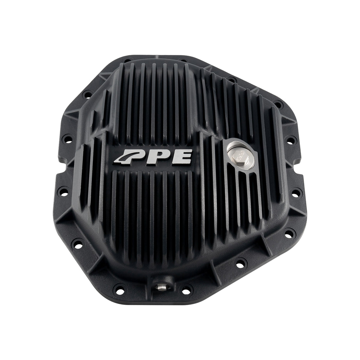 Pacific Engineering PPE Power Differential Cover Rear - Dana M315 12.4 - Ford F350 F450 F550 2023-2026 - Black 338052420 | 338052420