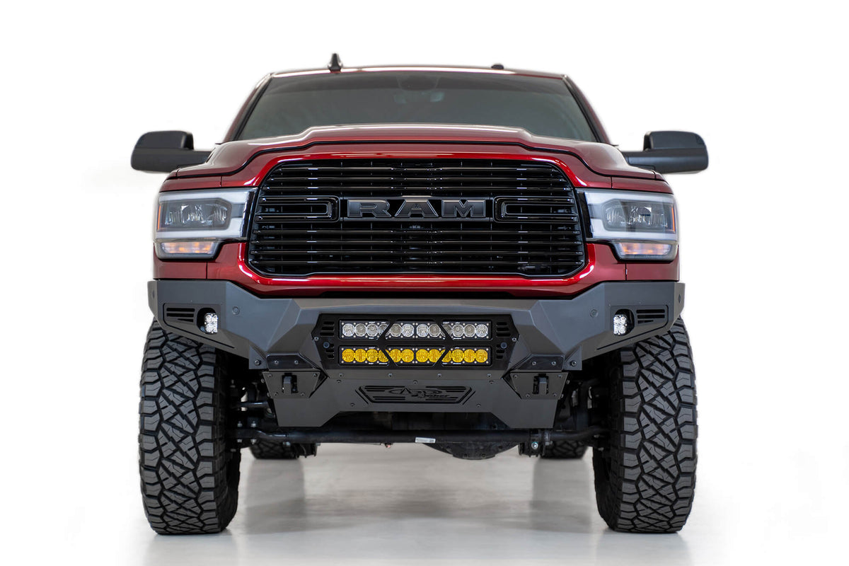 Addictive Desert Design Addictive Desert Designs 2019-2025 RAM 2500 3500 Bomber Front Bumper F560012140103 | F560012140103