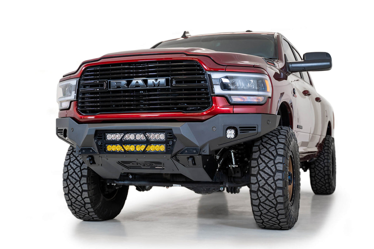 Addictive Desert Design Addictive Desert Designs 2019-2025 RAM 2500 3500 Bomber Front Bumper F560012140103 | F560012140103