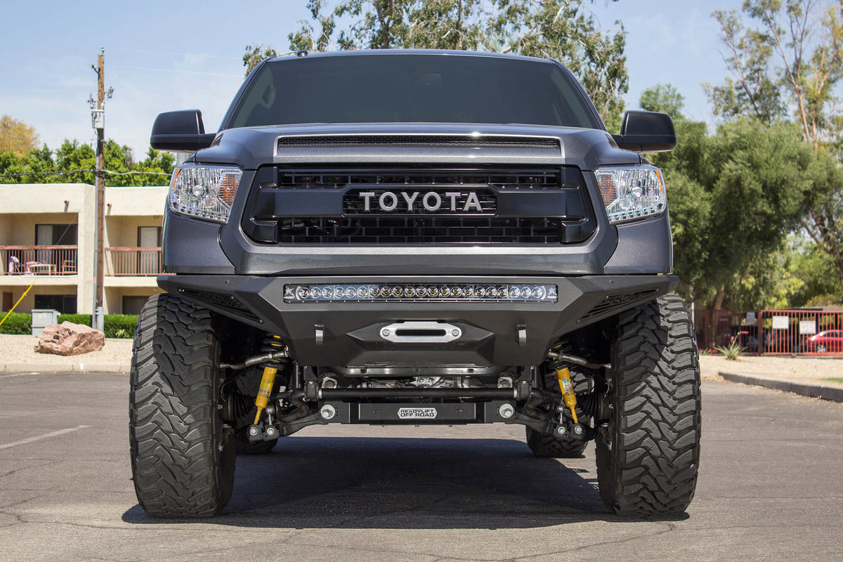 Addictive Desert Design Addictive Desert Designs 2014-2021 Toyota Tundra Stealth Fighter Front Bumper F741422860103 | F741422860103