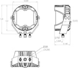 Baja Designs Baja Designs LP4 Pro Pair Driving Combo LED Green Backlight 297816 | 297816