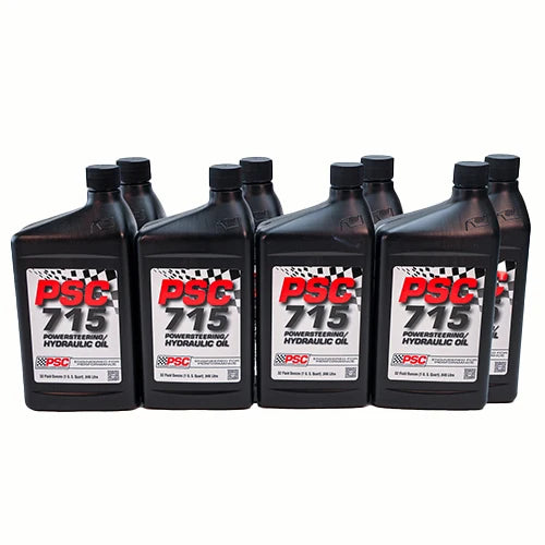 PSC Steering Performance Steering PSC 715 Power Steering Fluid – 8 Quart Case FL-SWE715-CASE | FL-SWE715-CASE