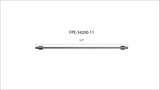 Fleece Performance Fleece Performance 11 High Pressure Fuel Line 8mm x 3.5mm Line M14x1.5 Nuts FPE-34200-11 | FPE-34200-11