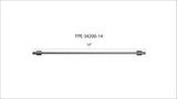 Fleece Performance Fleece Performance 14 High Pressure Fuel Line 8mm x 3.5mm Line M14x1.5 Nuts FPE-34200-14 | FPE-34200-14