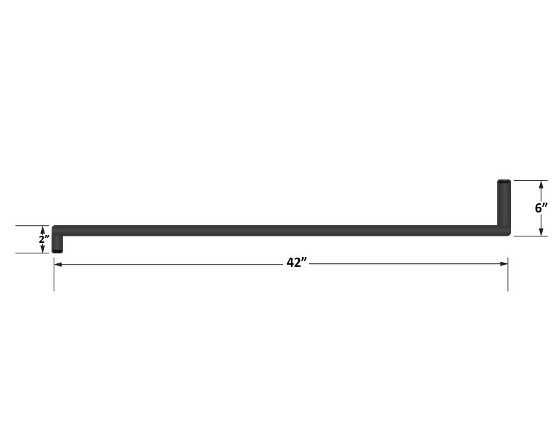 Fleece Performance Fleece Performance Universal pre-formed 5 8 hose with 90 degree ends FPE-34574-A | FPE-34574-A