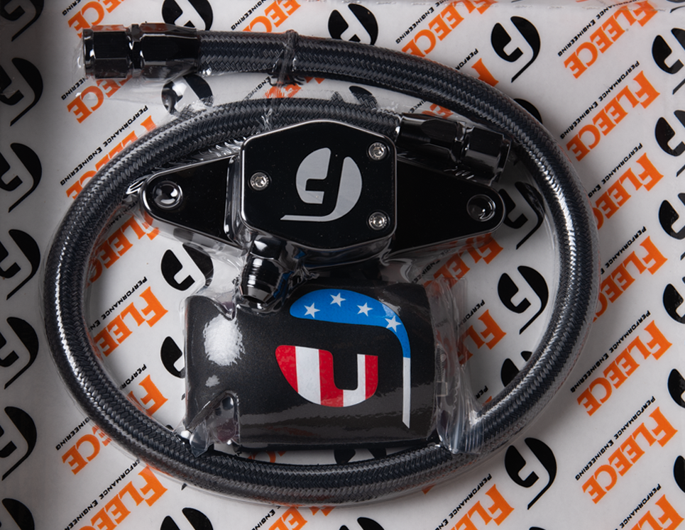 Fleece Performance Fleece Performance 12V Coolant Bypass Kit 1994-1998 with Stainless Steel Braided Line FPE-CLNTBYPS-CUMMINS-12V-SS | FPE-CLNTBYPS-CUMMINS-12V-SS