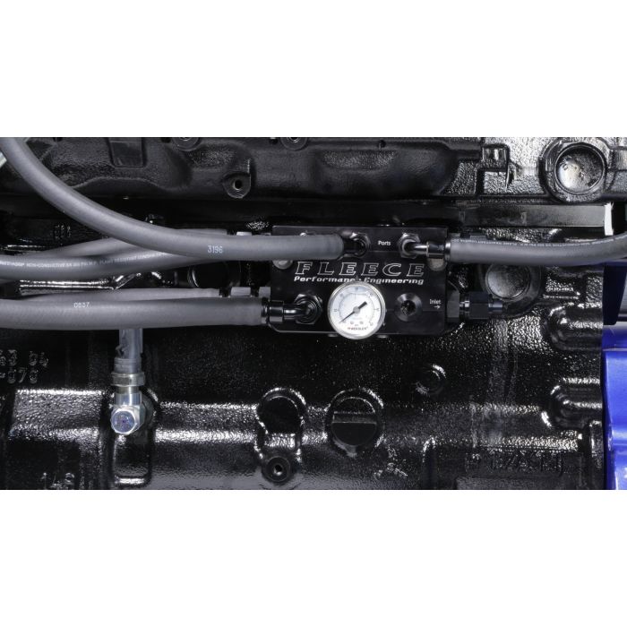 Fleece Performance Fleece Performance 2007.5-2018 Cummins Regulated Return Fuel Distribution Block FPE-CRR-20-0806 | FPE-CRR-20-0806