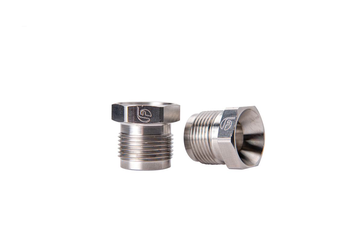 Fleece Performance Fleece Performance Stainless Steel Fuel Supply Tube Nuts for 5.9 6.7L Cummins FPE-CUMM-SSFTN | FPE-CUMM-SSFTN