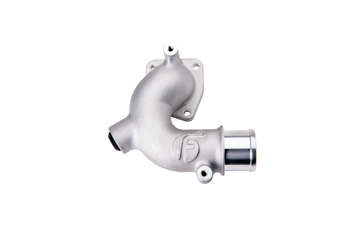 Fleece Performance Fleece Performance Replacement Thermostat Housing with Auxiliary Port RAM with 5.9L and 6.7L Cummins FPE-CUMM-TH-1318 | FPE-CUMM-TH-1318
