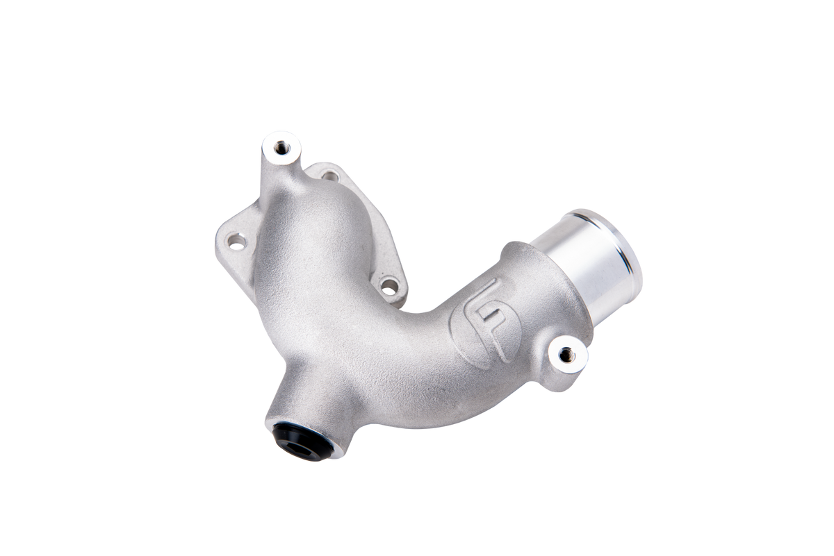 Fleece Performance Fleece Performance Replacement Thermostat Housing with Auxiliary Port RAM with 5.9L and 6.7L Cummins FPE-CUMM-TH-1318 | FPE-CUMM-TH-1318