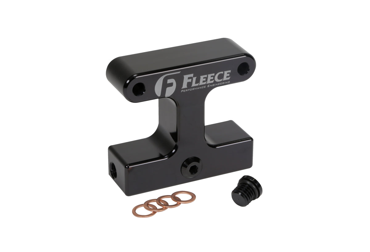 Fleece Performance Fleece Performance 2007.5-2009 - 3rd Gen 6.7L Dodge Cummins Fuel Filter Delete FPE-FFD-RO-3G-67 | FPE-FFD-RO-3G-67