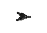 Fleece Performance Fleece Performance 3 8 Black Anodized Aluminum Y Barbed Fitting For -6 Pushlock Hose FPE-FIT-Y06-BLK | FPE-FIT-Y06-BLK