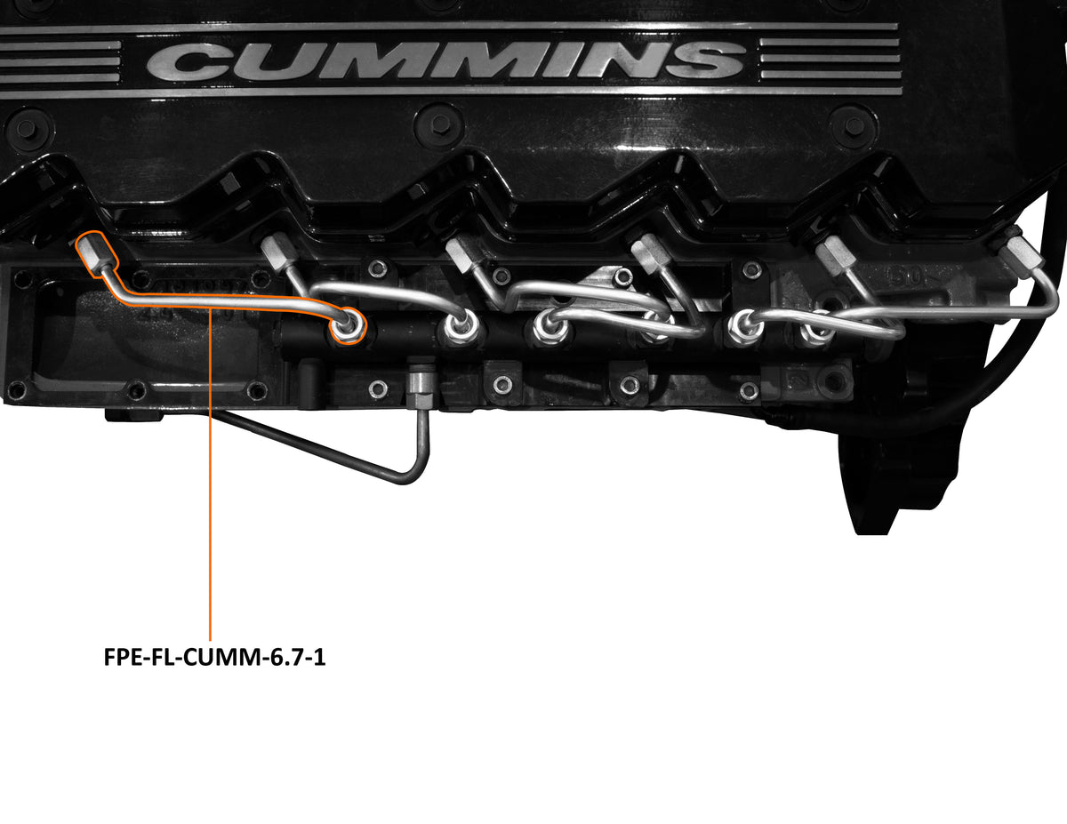 Fleece Performance Fleece Performance 2007.5 -2018 6.7L Dodge Cummins 1 Injection line FPE-FL-CUMM-6.7-1 | FPE-FL-CUMM-6.7-1