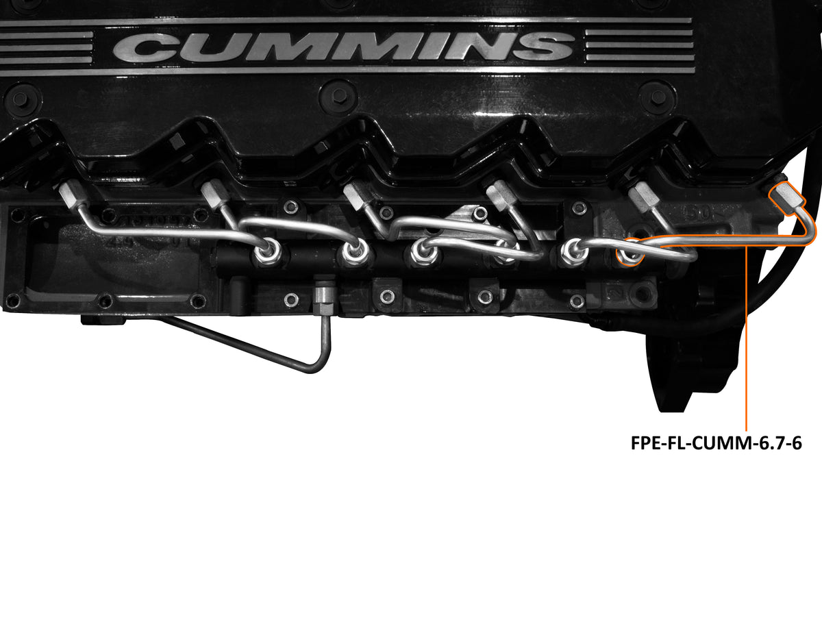 Fleece Performance Fleece Performance 2007.5 -2018 6.7L Dodge Cummins 6 Injection line FPE-FL-CUMM-6.7-6 | FPE-FL-CUMM-6.7-6
