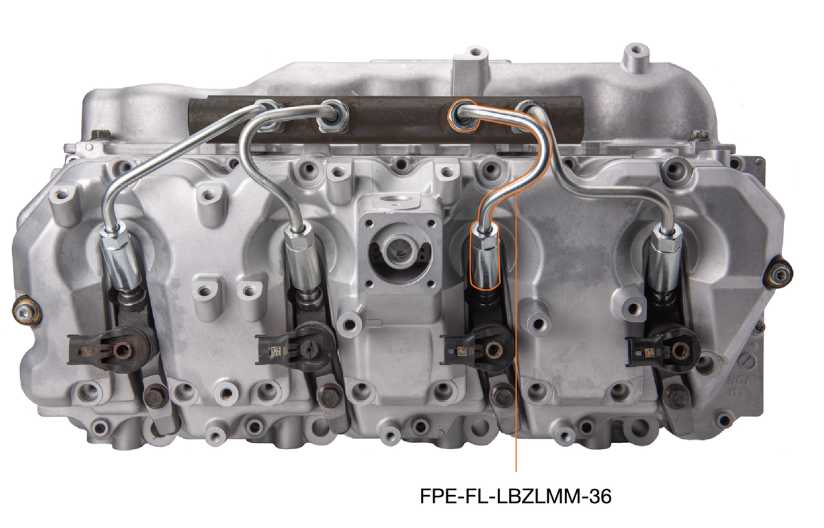 Fleece Performance Fleece Performance LBZ LMM Duramax High Pressure Injection Line 3 and 6 FPE-FL-LBZLMM-36 | FPE-FL-LBZLMM-36