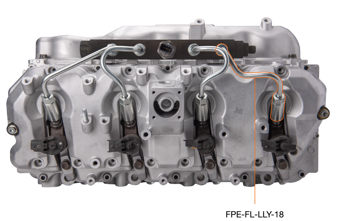 Fleece Performance Fleece Performance LLY Duramax High Pressure Injection Line 1 and 8 FPE-FL-LLY-18 | FPE-FL-LLY-18
