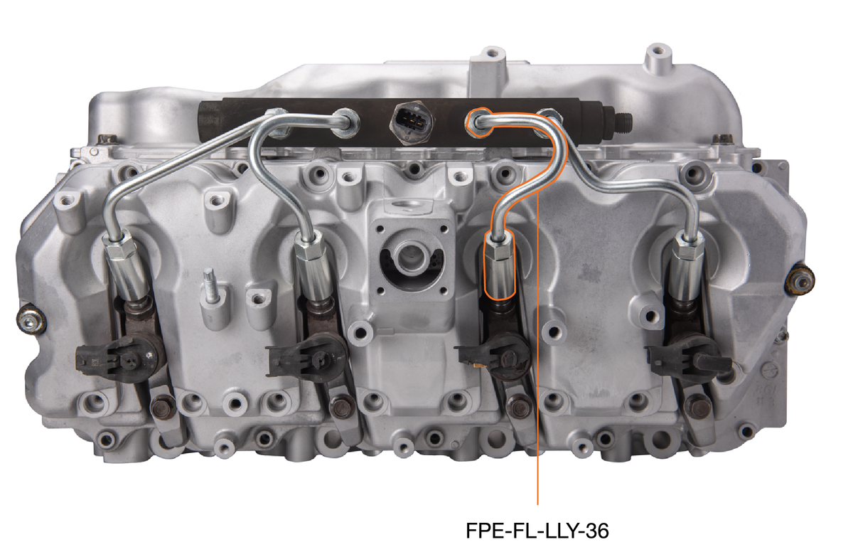 Fleece Performance Fleece Performance LLY Duramax High Pressure Injection Line 3 and 6 FPE-FL-LLY-36 | FPE-FL-LLY-36