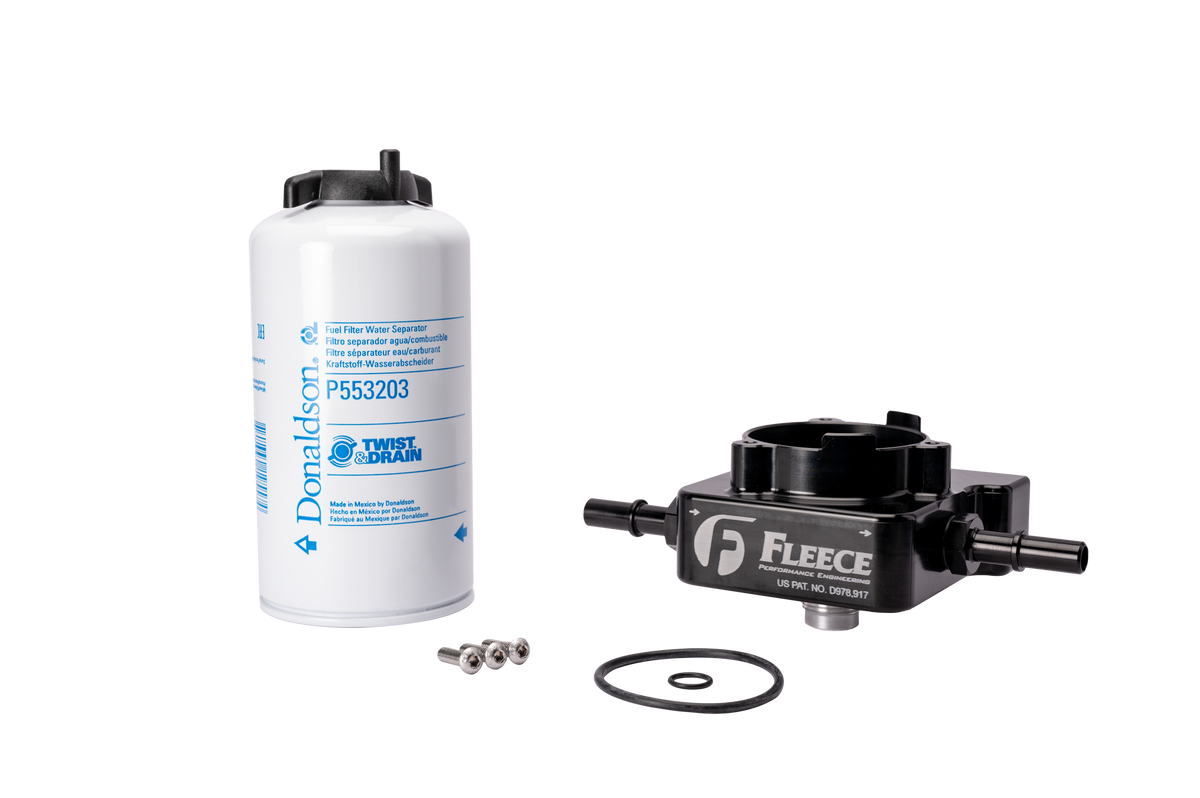 Fleece Performance Fleece Performance L5P Fuel Filter Upgrade Kit 2020-2024 Short Bed and 2024 Standard Cab Long Bed FPE-L5P-FFBA-20 | FPE-L5P-FFBA-20