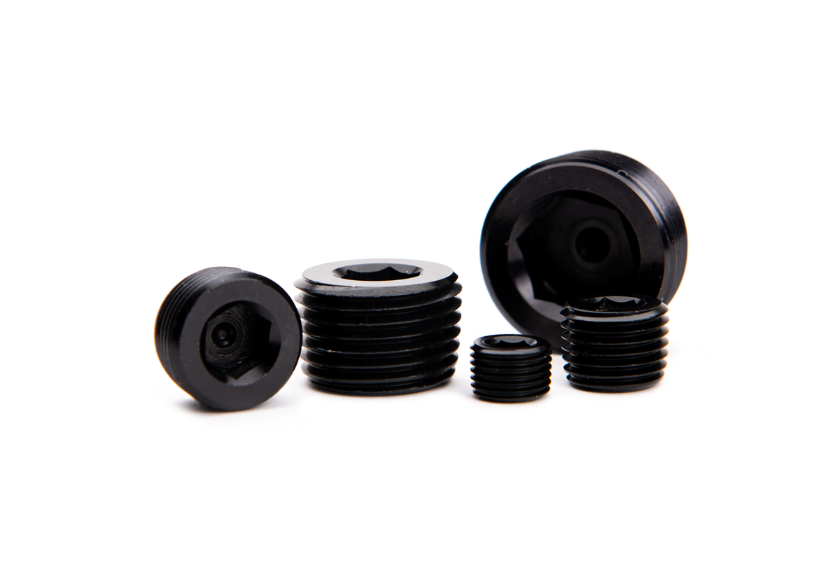 Fleece Performance Fleece Performance 1 8 NPT Hex Socket Plug Black FPE-NPT-18 | FPE-NPT-18
