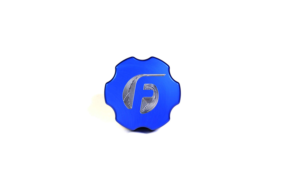 Fleece Performance Fleece Performance 2003-2018 Cummins Billet Oil Cap Cover Blue FPE-OC-CR-F-BLU | FPE-OC-CR-F-BLU