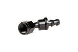 Fleece Performance Fleece Performance -6 45deg to Hose Barb Black FPE-PL-45-06 | FPE-PL-45-06