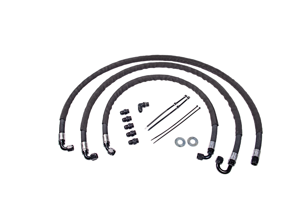 Fleece Performance Fleece Performance 2015-2016 GM Duramax Heavy Duty Replacement Transmission Cooler lines FPE-TL-LML-1516 | FPE-TL-LML-1516