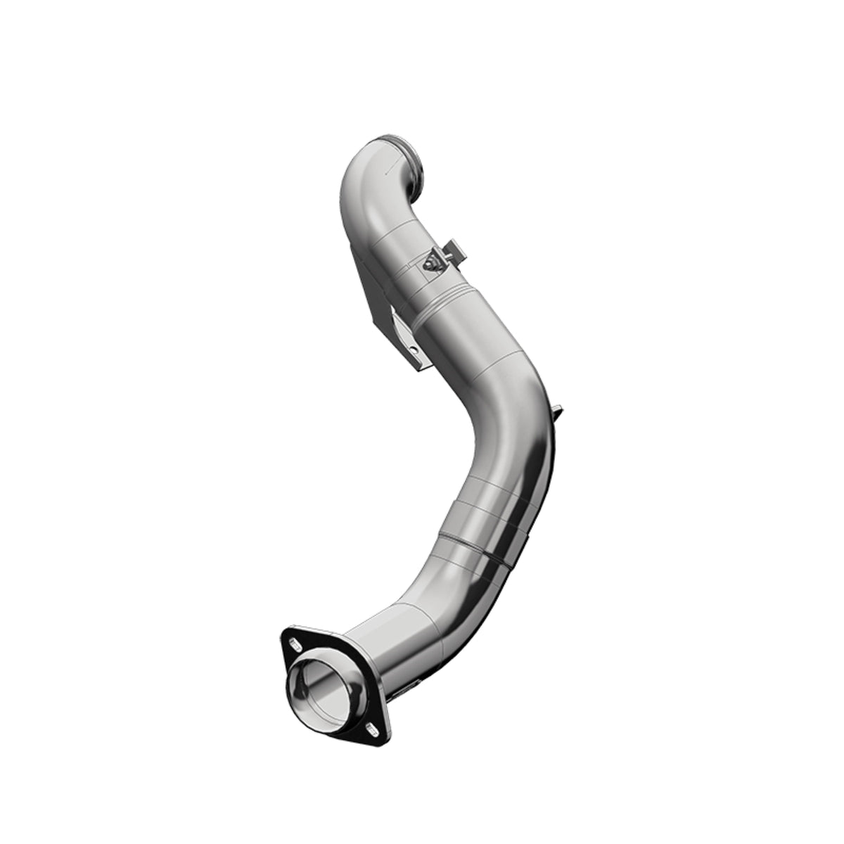 MBRP MBRP 2015 2016 Ford 6.7L Powerstroke - Non Cab  Chassis Only T409 Stainless Steel 4 Turbo Down Pipe; CARB EO # D-763-1 FS9CA460 | FS9CA460