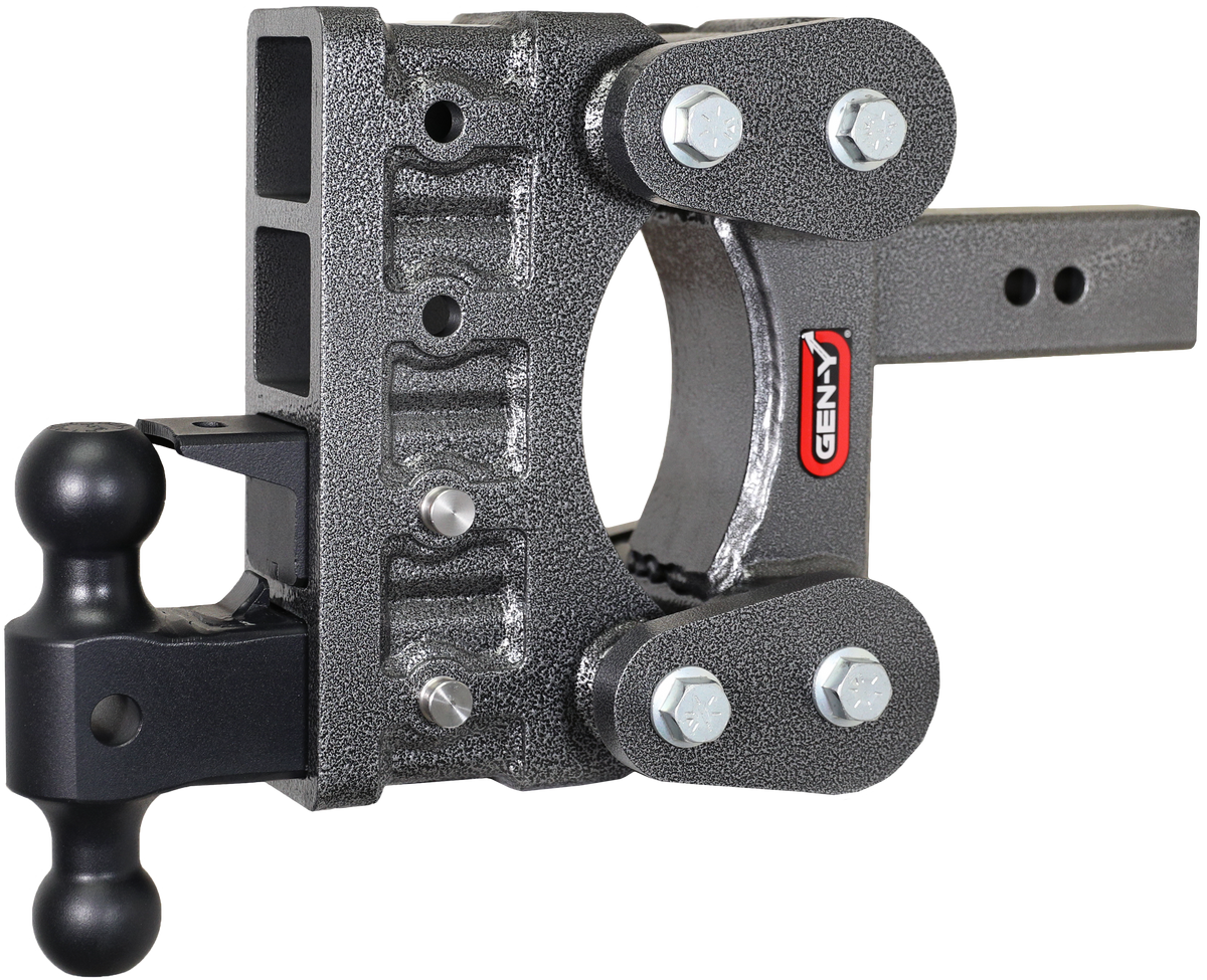 Gen-Y Hitch The BOSS TORSION-FLEX 25in Shank 6in Drop 24K TW 21K Hitch and GH-061 Versa-Ball and GH-062 Pintle Lock | GH-1324