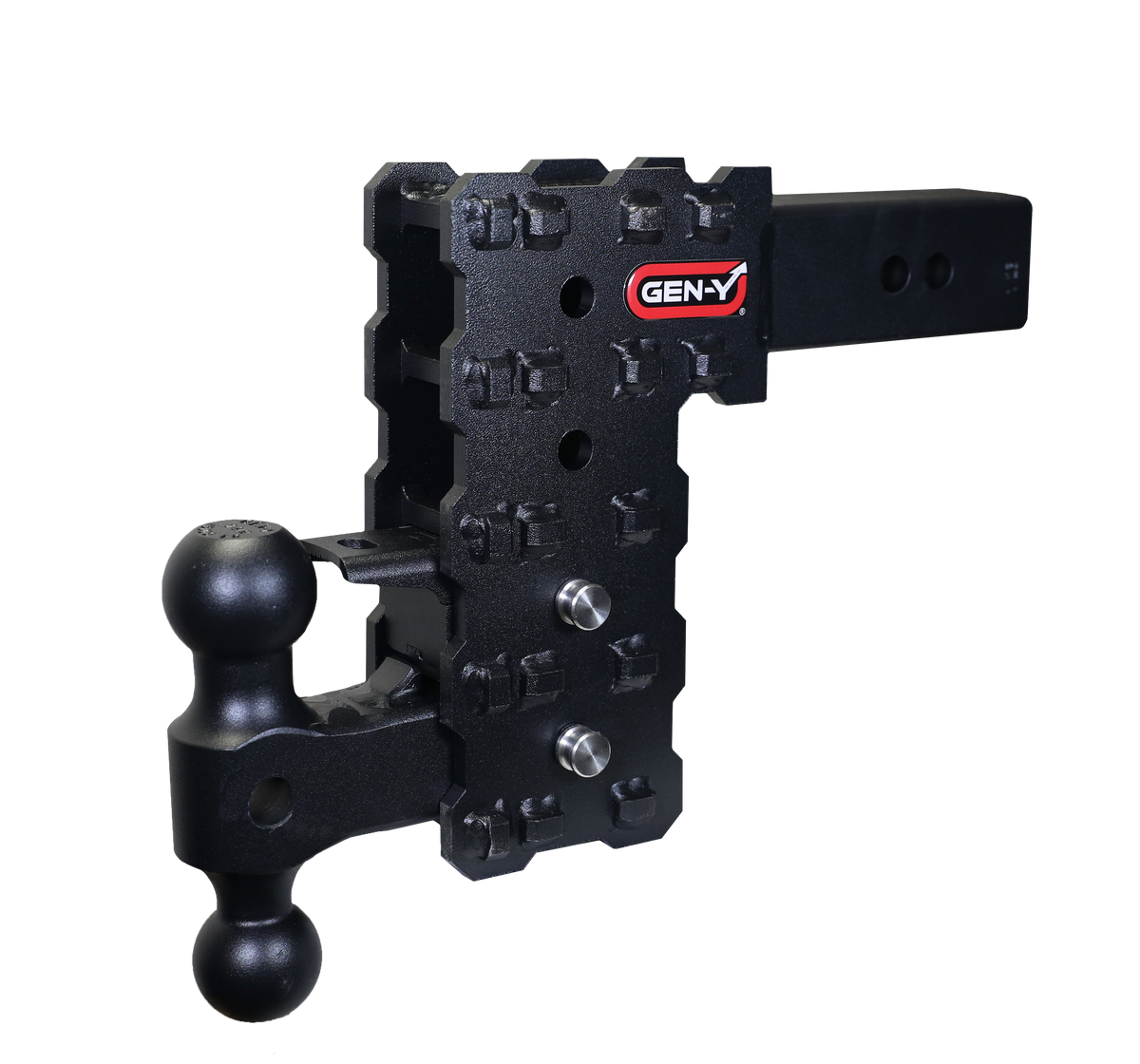 Gen-Y Hitch PHANTOM-X 2.5 Solid Shank 7.5 Drop 1.6K TW 16K Hitch  GH-051 Versa-Ball  GH-032 Pintle Lock | GH-2424X
