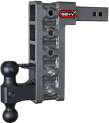Gen-Y Hitch MEGA-DUTY 2in Shank 10in Drop 2K TW 16K Hitch and GH-051 Versa-Ball and GH-032 Pintle Lock | GH-525