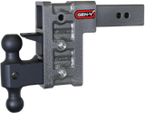 Gen-Y Hitch MEGA-DUTY 25in Shank 6in Drop 3K TW 21K Hitch and GH-061 Versa-Ball and GH-062 Pintle Lock | GH-623