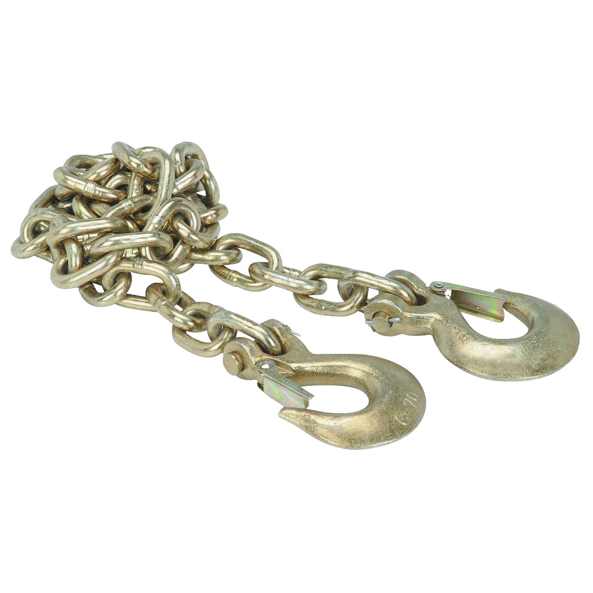 Gen-Y Hitch EXECUTIVE Fifth to Gooseneck Safety Chain 3/8 x 84in Safety Chain with 2 Safety Slip Hooks Grade 70 | GH-70684